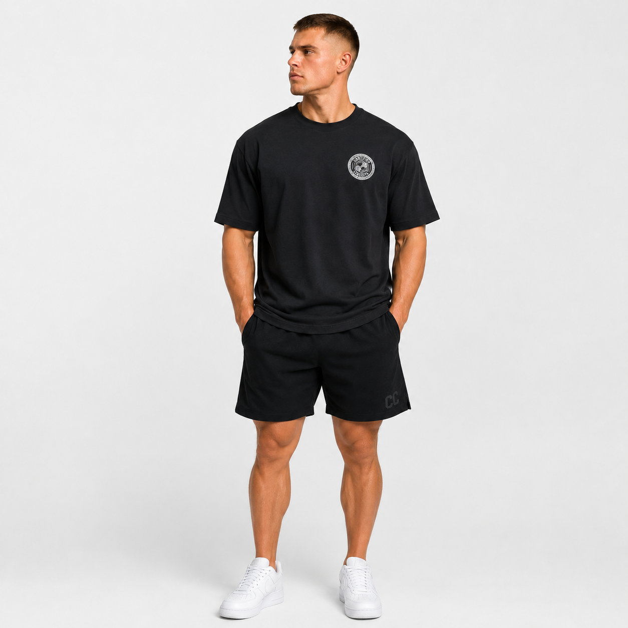 Certified Circuits Oversized Box T-Shirt Black