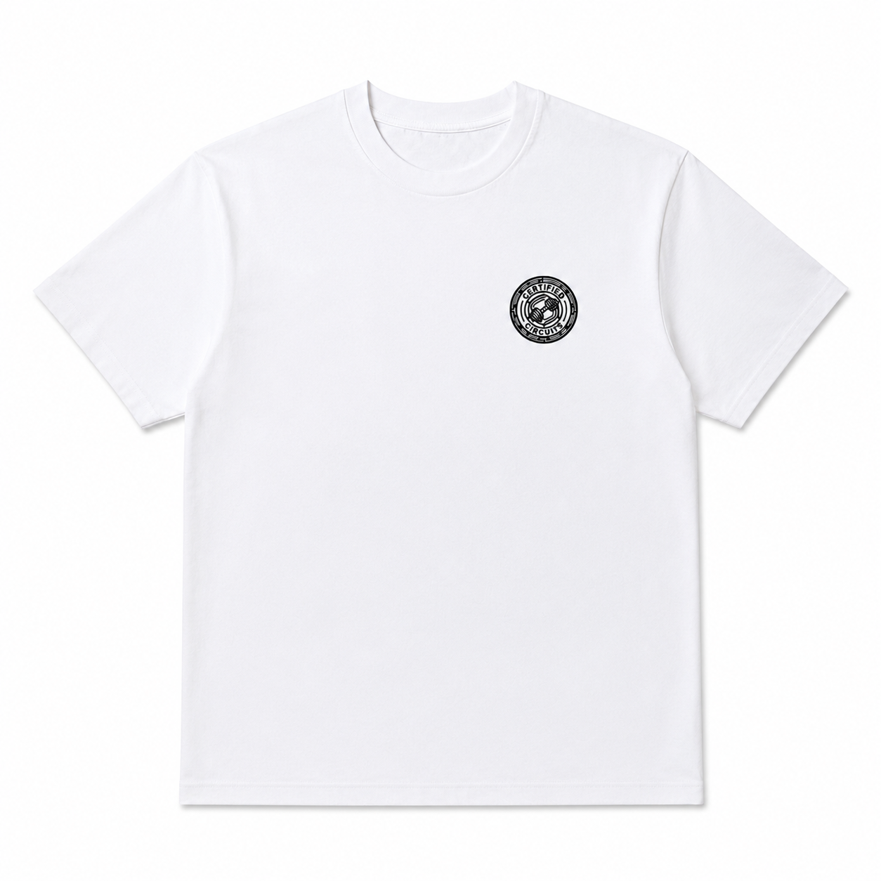 Certified Circuits Oversized Box T-Shirt White