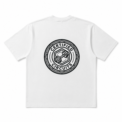 Certified Circuits Oversized Box T-Shirt White